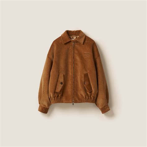 miu miu corduroy jacket